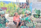Komitmen Wujudkan Masyarakat Sehat, Satgas Yonif 711/Raksatama Gencarkan Layanan Kesehatan di Kabupaten Paniai
