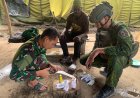 Satgas Yonif 2 Marinir Sigap Obati Luka Warga Papua Tengah, Bukti TNI Hadir Humanis di Perbatasan
